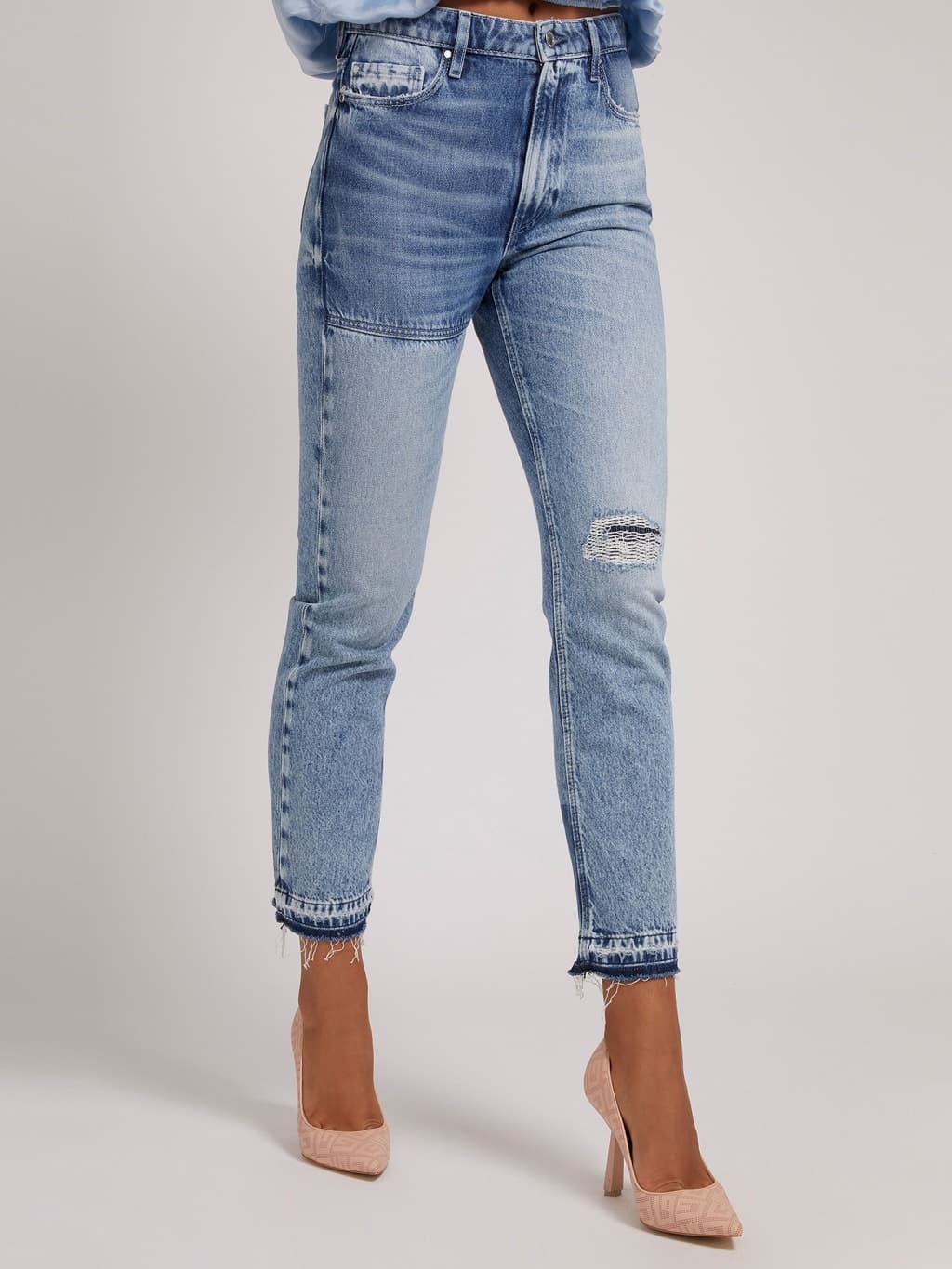 Джинсы Guess girly straight high